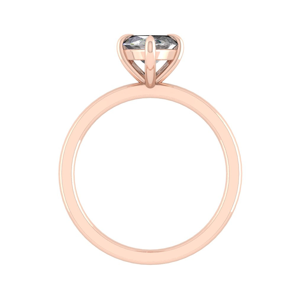 The Valeria - Marquise Cut Moissanite Ring with 1 to 3 carats in 18K White, Yellow or Rose Gold